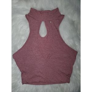 🆕️ Charlotte Russe blush Pink halter top Sz XS